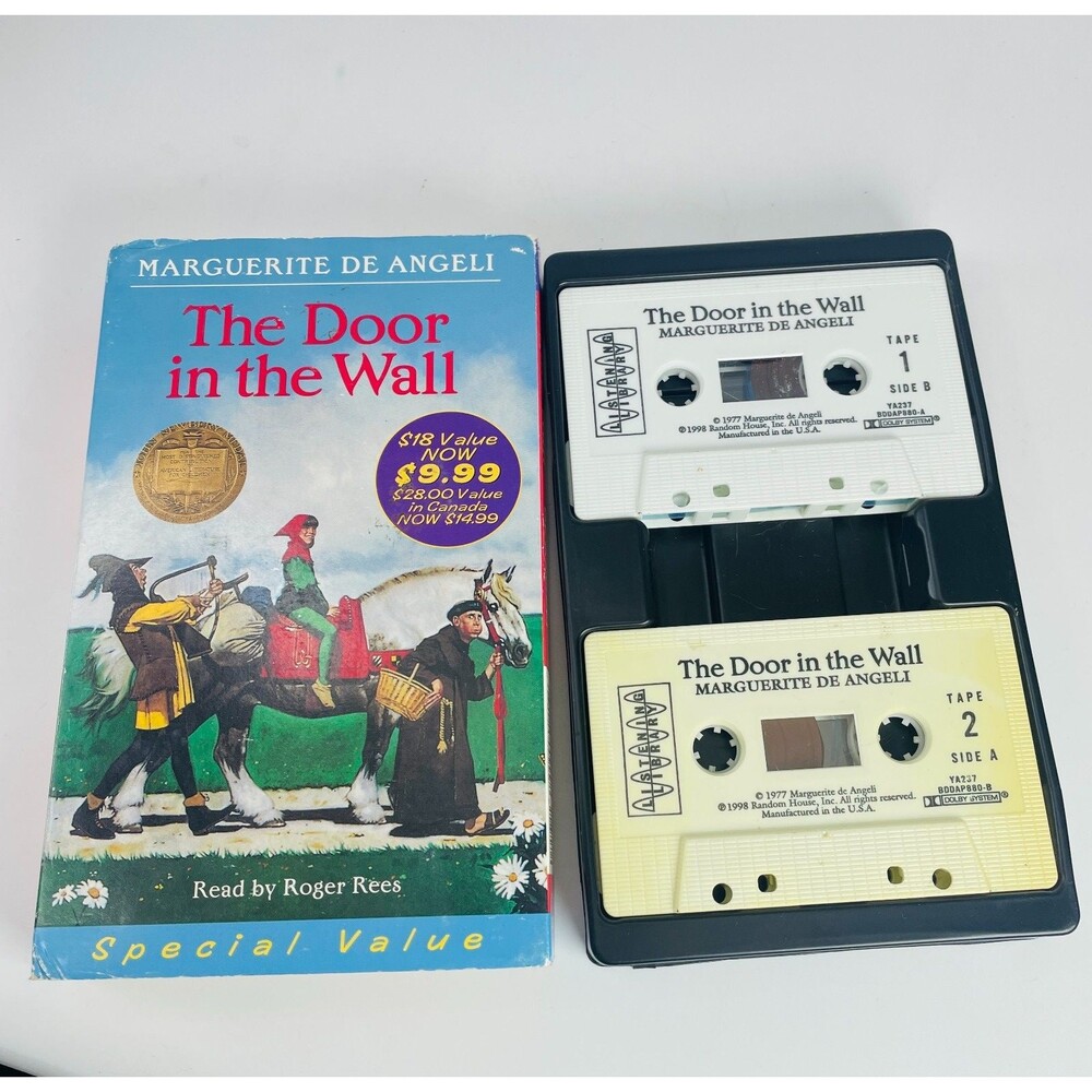 The Door In The Wall Marguerite De Angeli Audiobook 2 Cassette UNABRIDGED Rees